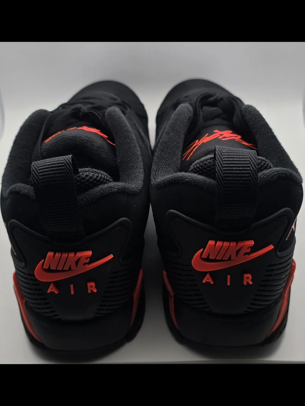 Jordan MVP 92 Black with Red Accent Low-Top Sneaker Mens 10.5